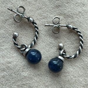 James Avery Lapis Earrings
